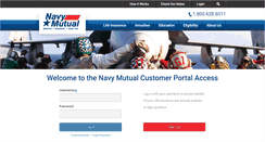 Desktop Screenshot of members.navymutual.org